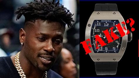 antonio brown fake richard mille